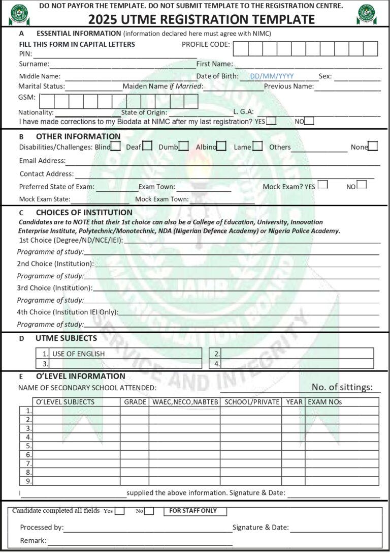 Jamb Form.pdf How Much is JAMB 2025 Form in Nigeria? – The FamousNaija