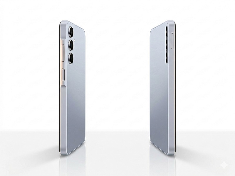 Samsung Galaxy A15 side profile and buttons